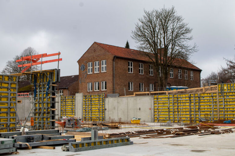 Grundsteinlegung für das neue Bildungszentrum Fruerlund im Sanierungsgebiet Fruerlund