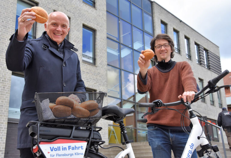 Flensburg: Start der Klimapakt-Kampagne „Frische Brötchen – Frische Luft!“