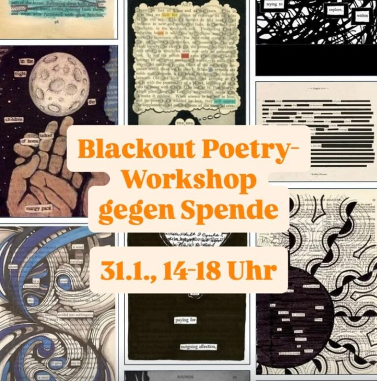 Blackout Poetry-Workshop in Flensburg