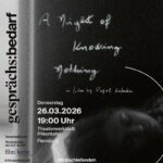 A Night of Knowing Nothing
